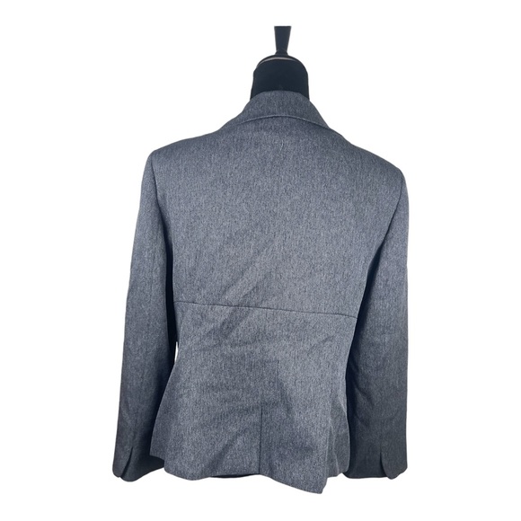Le Suit Petite Women's Three-Button Gray Blazer Size 14P - Picture 5 of 6